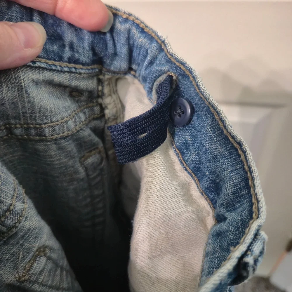Urban Pipeline Boys Sz 10 Husky Medium Wash Straight Leg Adjustable Waist Jeans